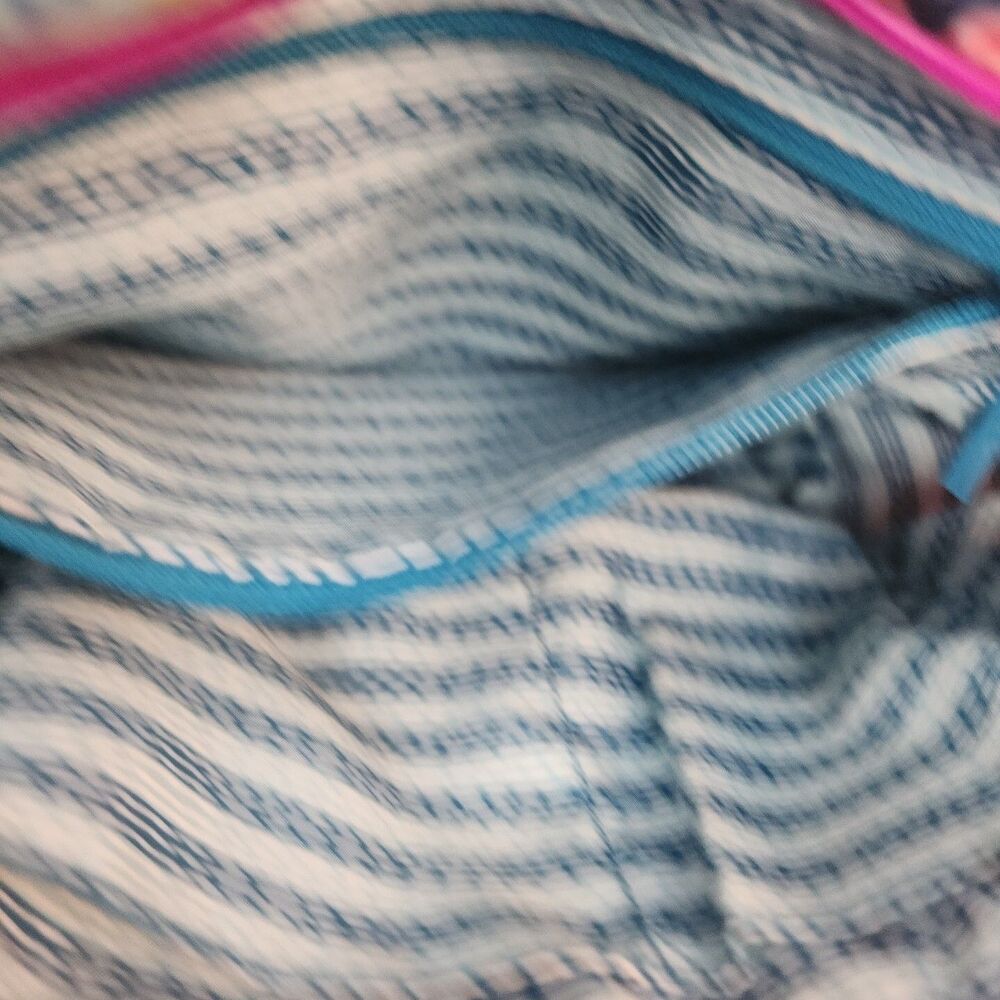 Vera Bradley Pink Crossbody Purse Bag Multicolor Carson Superbloom Pattern RFID - Picture 13 of 13